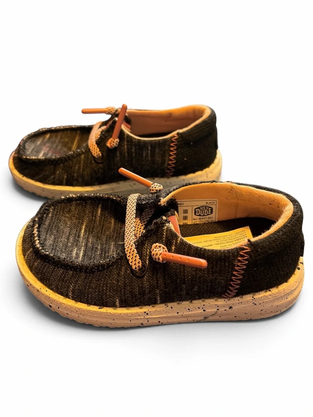 Hey Dude Kids' Black Casual Slip-On Shoes 6K